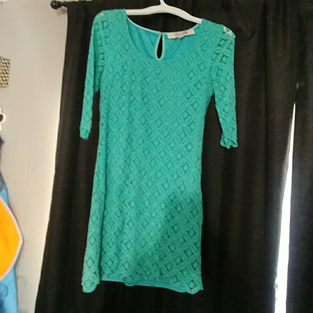 Teal Dress